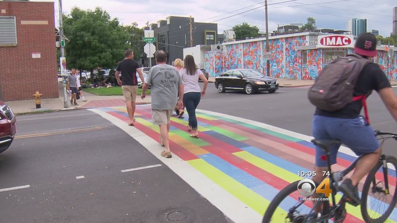 Colorful Crosswalks Designed To Improve Safety In Denver Neighborhood