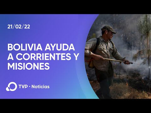 Llegan brigadistas de Bolivia para combatir los incendios en Corrientes y Misiones