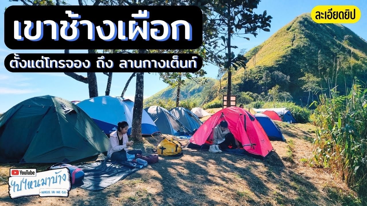 277 เขาช้างเผือก ตั้งแต่วิธีจองจนเดินถึงลานกางเต็นท์ I ไปไหนมาบ้าง