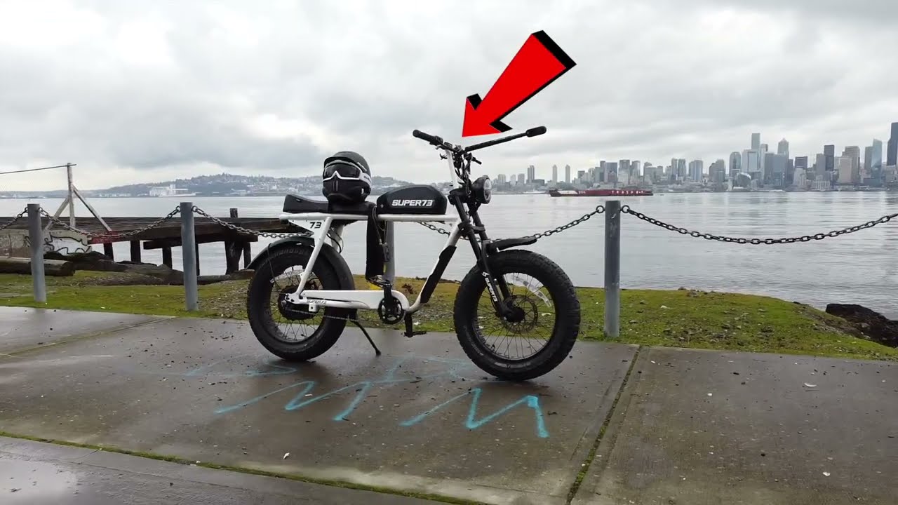 Super73 RX - Blain Handlebars, Oury Grips, Blur Boundaries Mirrors