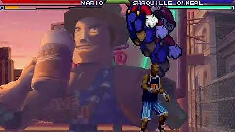 MCL MUGEN - Mario #4 vs. Shaquille o