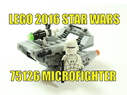 YouTube thumbnail: LEGO 2016 STAR WARS FIRST ORDER SNOWSPEEDER 75126 UNBOXING & REVIEW