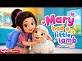 Mary Had a Little Lamb 🐑 | Classic Nursery Rhyme for Kids | English Children's Songs