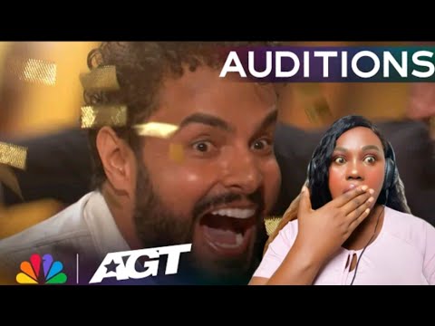 **GOLDEN BUZZER** GABRIEL HENRIQUE JAW DROPPING HIGH NOTES ON AGT 2023