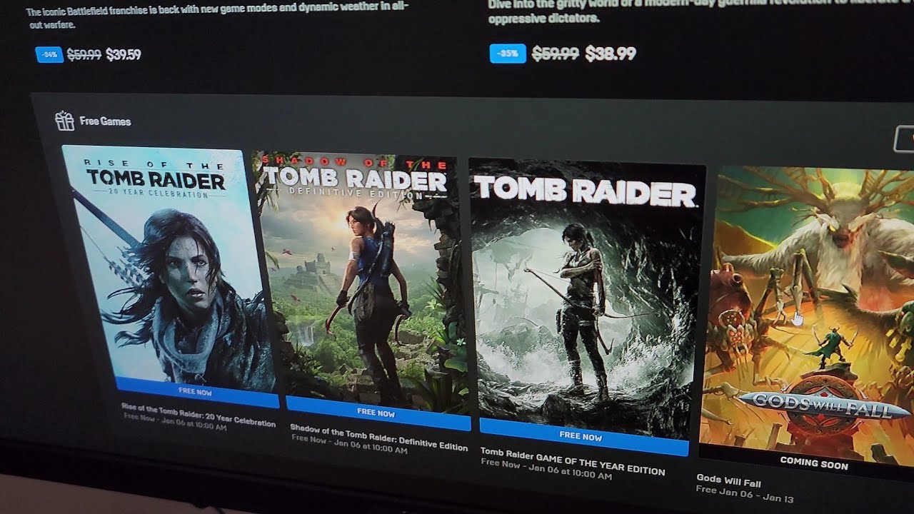 The Tomb Raider Trilogy Is Free On The Epic Games Store - Game Informer