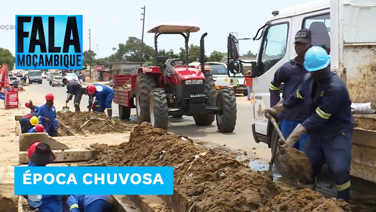 Município de Maputo corre contra o tempo na limpeza das valas de drenagem