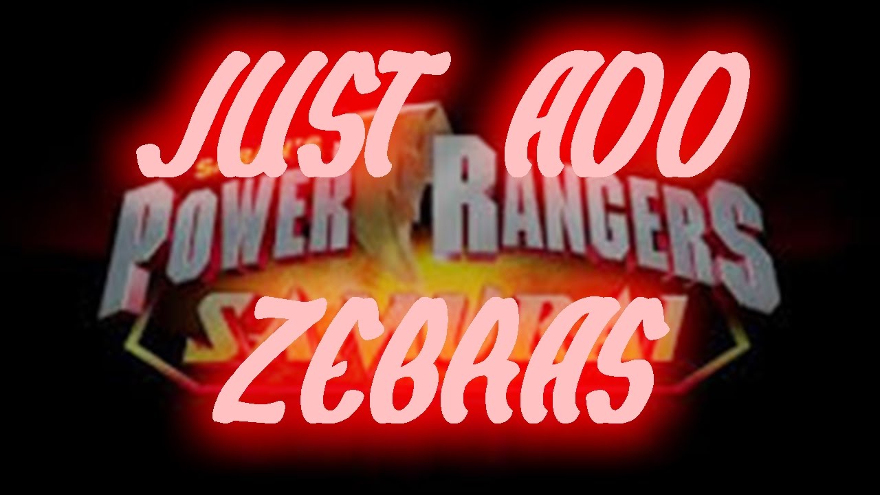 The Power Rangers Intro But the Red Ranger is a Zebra - YouTube