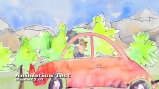 2D Cut-out animation test