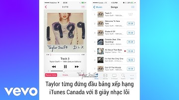 8 Seconds Of Static Put Taylor Swift At No. 1 On Canada’s iTunes Chart