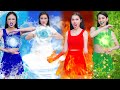 Try Not To Laugh! Fire Girl, Water Girl, Air Girl, Earth Girl | Funny Four Elements at College