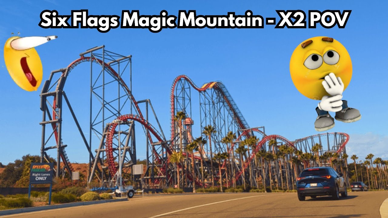X2 POV - Six Flags Magic Mountain - YouTube