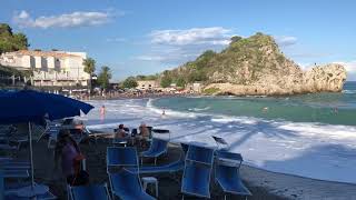 Beach in Taormina