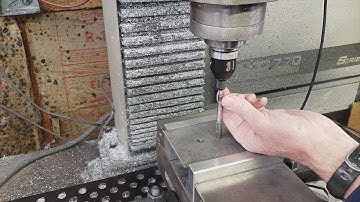 Manual Tapping on the Mill - Spring Loaded Tap Center.