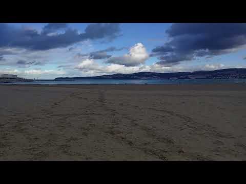La superbe plage de Tanger ville et #plan d'eau idéal pour toute pratique et le sable est fin 😁