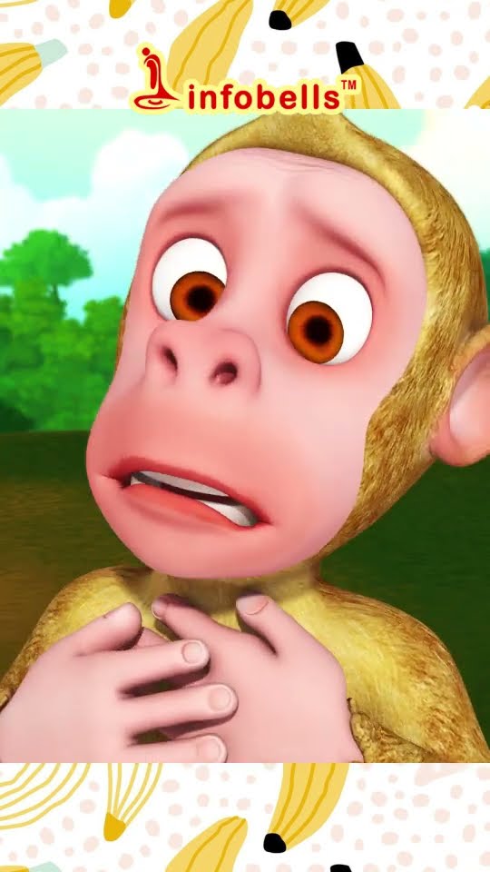 বান্দর মামা ও কলা - Bandar Mama and Bananas | Bengali Rhymes \u0026 Cartoons | Infobells #bandarmama