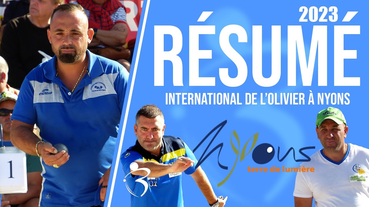 Miniature : Résumé « Beaux gestes pétanque » - International à pétanque de l'Olivier - Nyons 2023