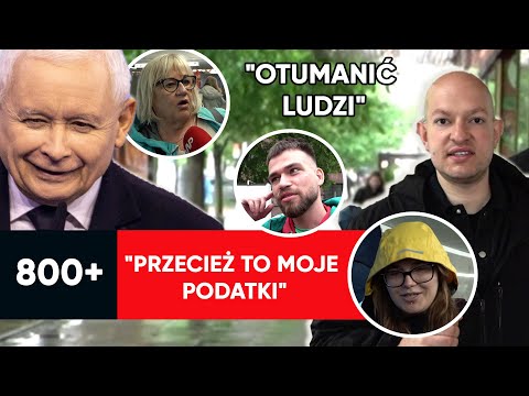 "Rozdawnictwo, otumanianie ludzi". 800+ dzieli Polaków. Burza po zapowiedzi Kaczyńskiego