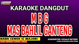 MBG KARAOKE DANGDUT - NADA WANITA - KORG PA 1000 HEDON