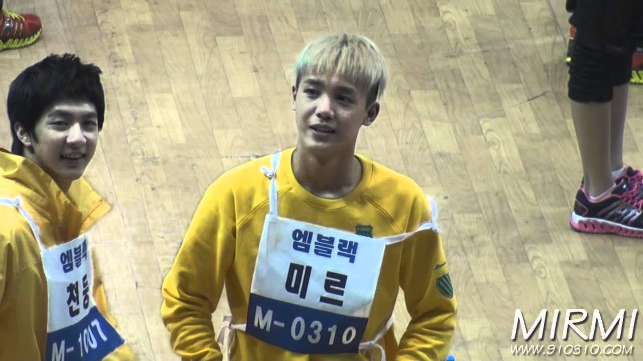 120109 아육대 MIR 애교