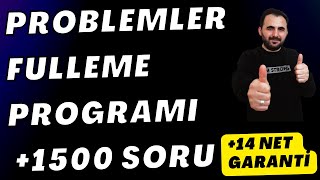 Problemler Fulleme Programi 1500 Soru Ödev 14 Net Garanti̇