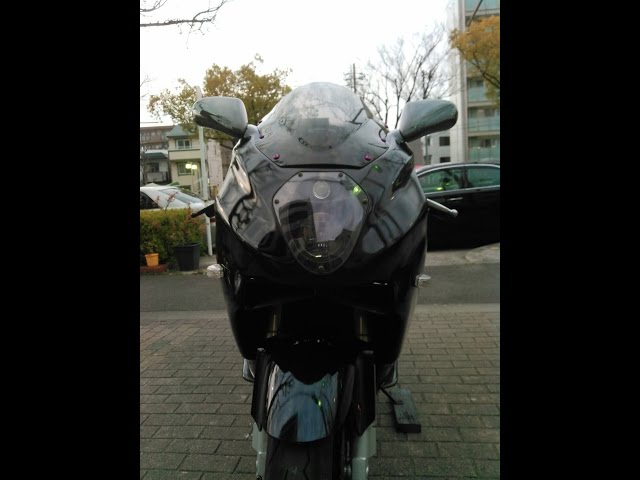 ZX12R(A型)にルナソーレSPL装着してみました。 - YouTube