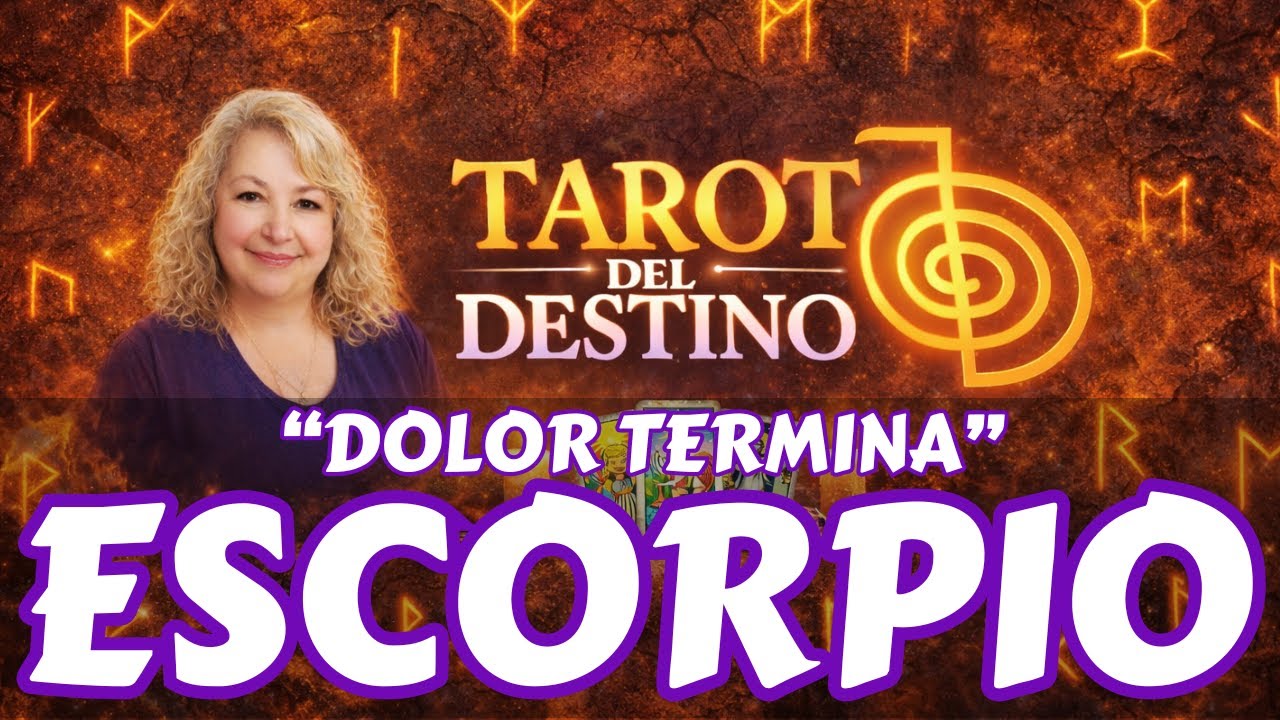 ESCORPIO ♏ TU DOLOR TERMINA… LLEGA UN AMOR SINCERO | Tarot del Destino ...