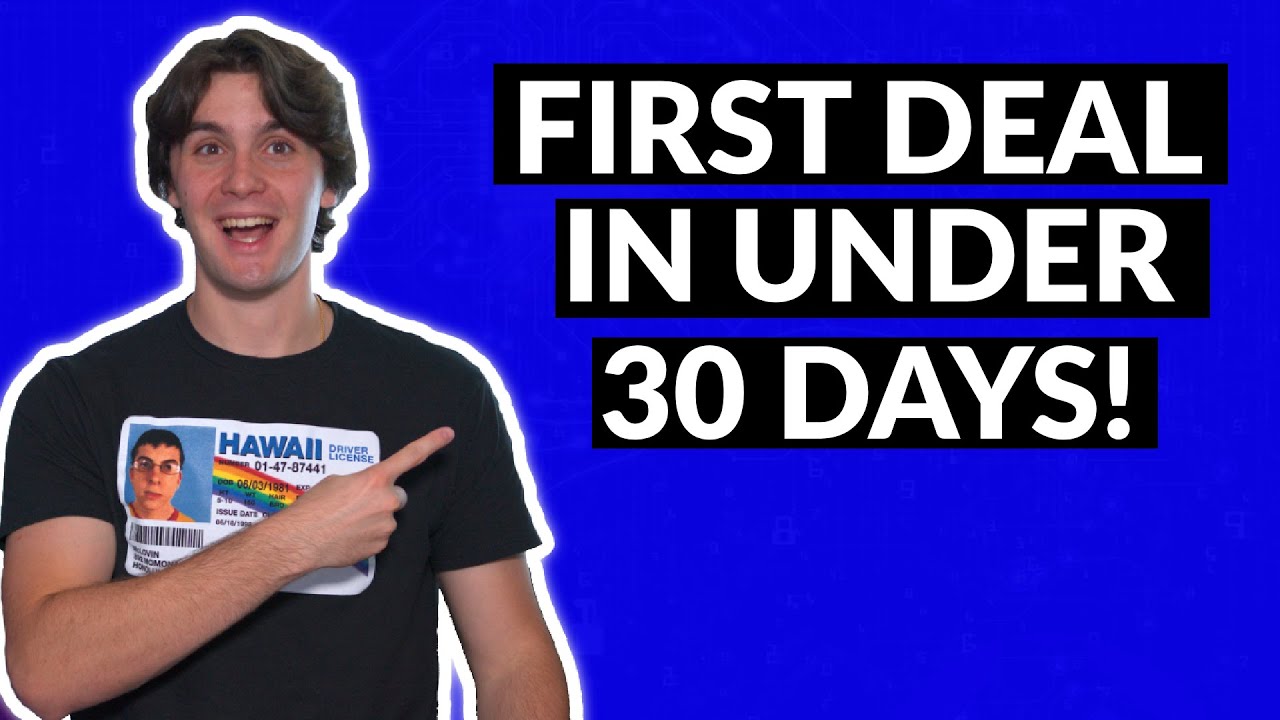 7 Ways to Wholesaling your first house in 30 days YouTube