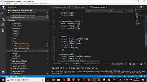 display data from database to dropdown angular5 and REST Api JEE spring