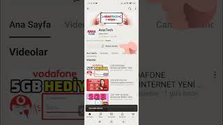 15 GB VODAFONE BEDAVA İNTERNET 2026 5GB VODAFONE HEDİYE İNTERNET 2026 YENİ KAMPANYA 10GB VODAFONE