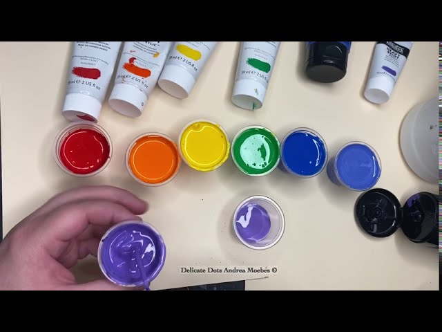 How to Mix Paint for Dot Mandala Art class=