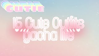 15 Soft Cute Outfits Gacha life || Itz_Glowing screenshot 5