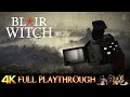 BLAIR WITCH | FULL GAME MOVIE Gameplay Walkthrough No Commentary 4K 60FPS
