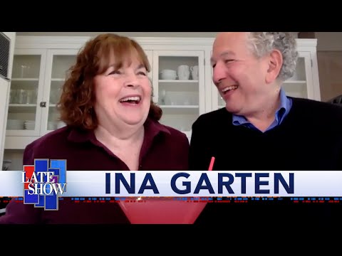 Ina Garten Makes Her Signature Quarantine Cocktail With Stephen Colbert