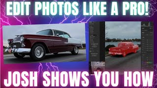 Josh's Photoshoot Vlogs EP:1b - How To Edit Like A Pro - 1955 Chevy Belair