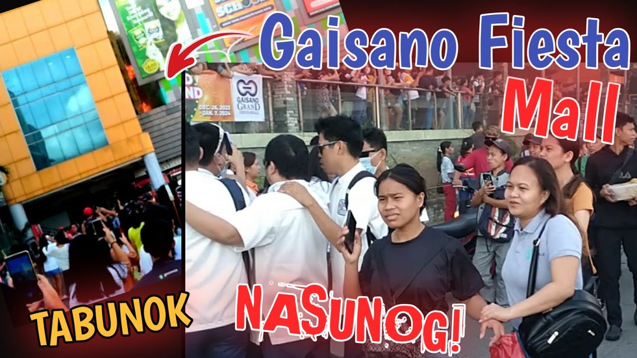 Gaisano Fiesta Mall na SUNOG !  buti na lang...😱😱😱