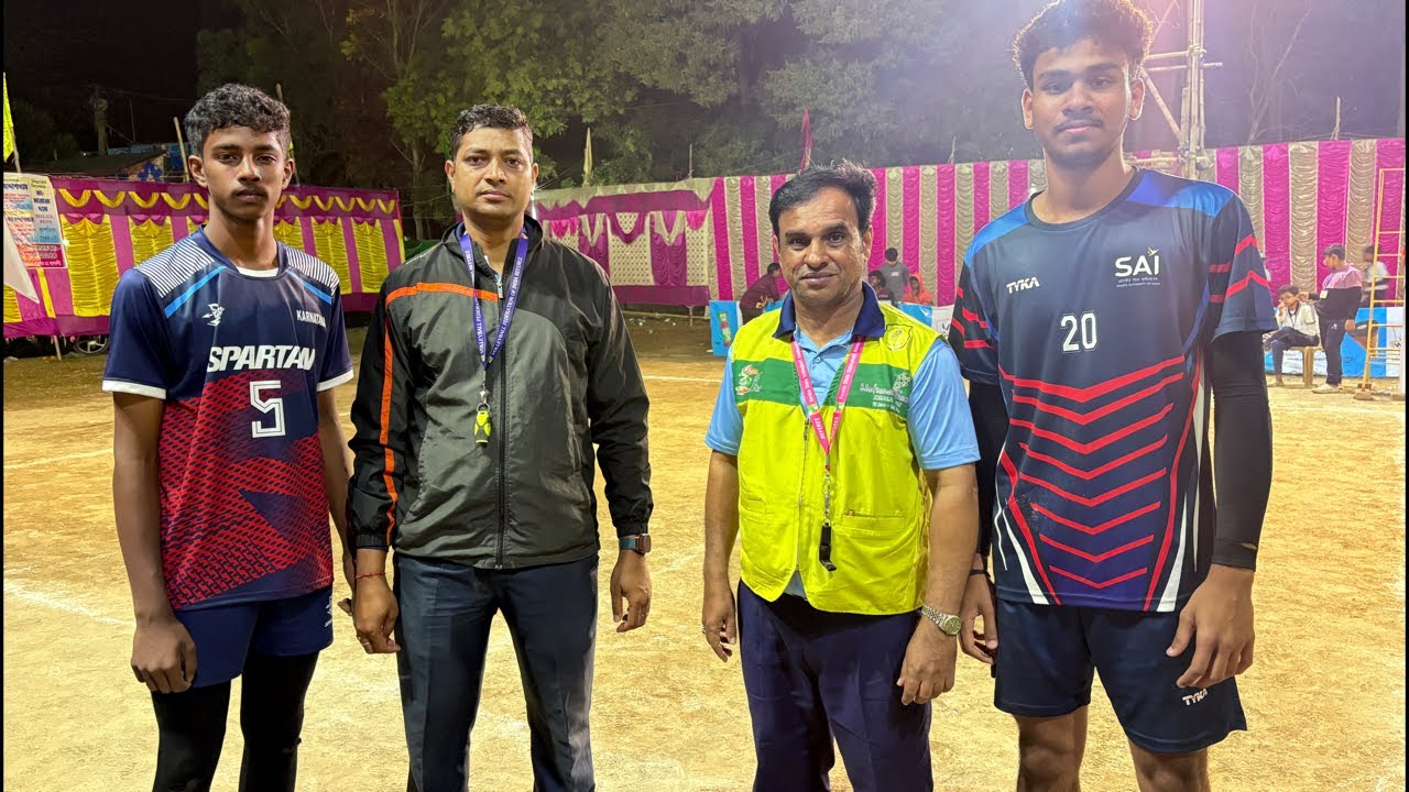 all india 🇮🇳 volleyball warriors is live Sai authority of India vs Karnataka