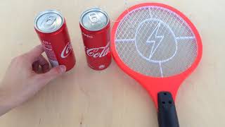 Эксперимент Coca Cola + Электрическая мухобойка = Franklin&#39;s bell
