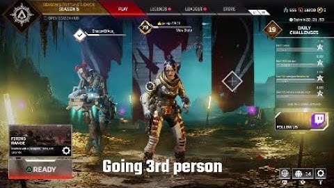 How to go 3rd person in Apex legends (Firing range )