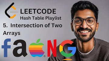 349. Intersection of Two Arrays | #5 | Hash Table Playlist #hashtable #leetcode #algorithms