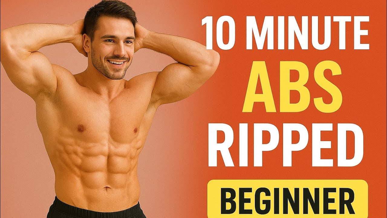 10 Abs 10 Minute Abs Workout at Home | Flat Stomach & Six Pack Abs Exercises ...