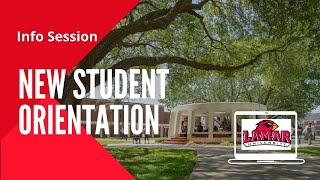 New Student Orientation Information Session