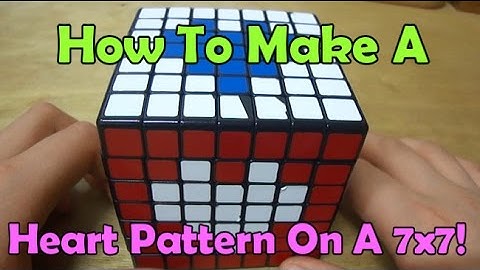 How To Make A Heart Pattern On A 7x7!