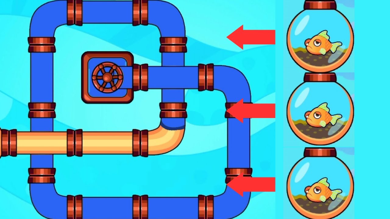 save the fish / pull the pin max level android game save fish pull the pin / mobile game