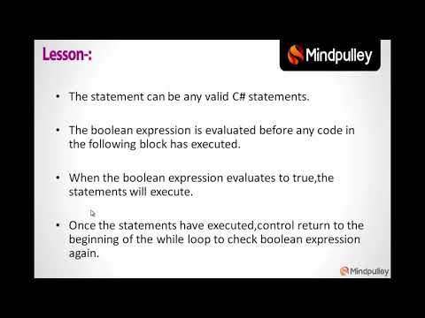 037 while loop - C# LANGUAGE TUTORIALS IN HINDI