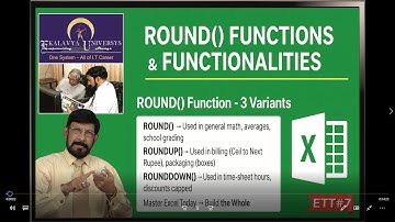 EMS#7: Excel ROUND(), ROUNDUP(), ROUNDDOWN() Explained | Smart Rounding Techniques in Excel |