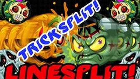 Agar.io mobile -TRICKSPLIT & LINESPLITS!