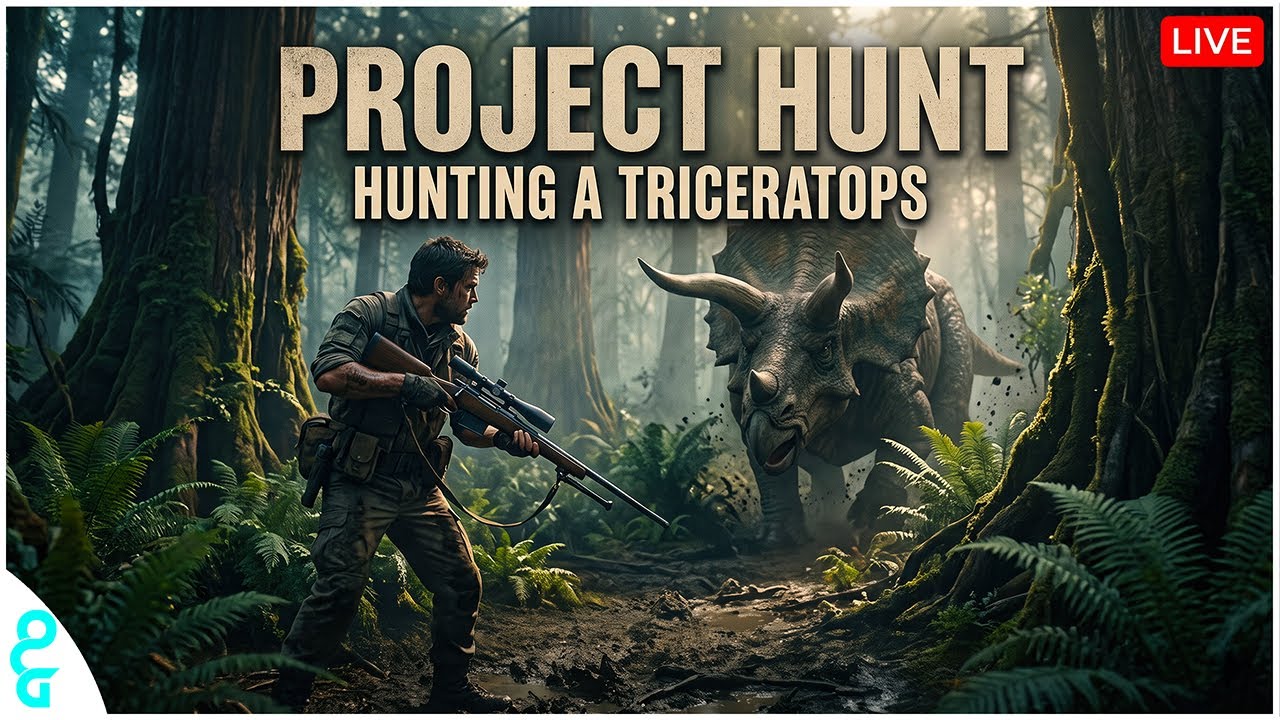 HUNTING A TRICERATOPS! 🦖 Can We Survive? | Project Hunt LIVE