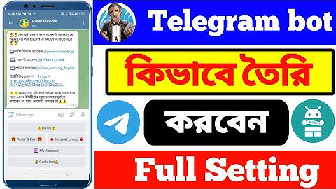 how to create telegram bot.telegram bot create. কিভাবে টেলিগ্রাম বোট বানাবেন।telegram bot tutorial.