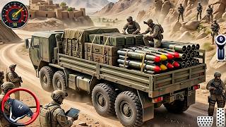 Игры про вождение армейских грузовиков - Симулятор вождения армейского внедорожного грузовика США... screenshot 3
