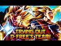 The Solution To LF SSJ3? Trying Out @D-Free 's Team! | Dragon Ball Legends PvP